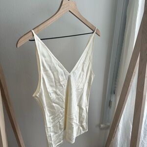 Jcrew Silk Cream Top